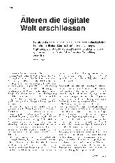Vorschauseite 1: Älteren die digitale Welt erschließen