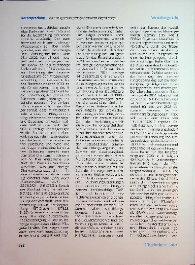 Vorschauseite 3: Zur Berechnung des Umlagebetrags bei ambulanten Pflegeeinrichtungen.