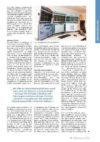 Vorschauseite 2: Ein Verzicht auf KI in der klinischen Medizin ist nicht vertretbar. Schlüsselfertige Digitalisierung durch Telemedizin-Netzwerke in Deutschland.