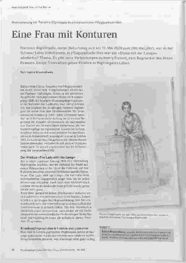 Vorschauseite 1: Eine Frau mit Konturen