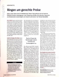 Vorschauseite 1: Ringen um gerechte Preise