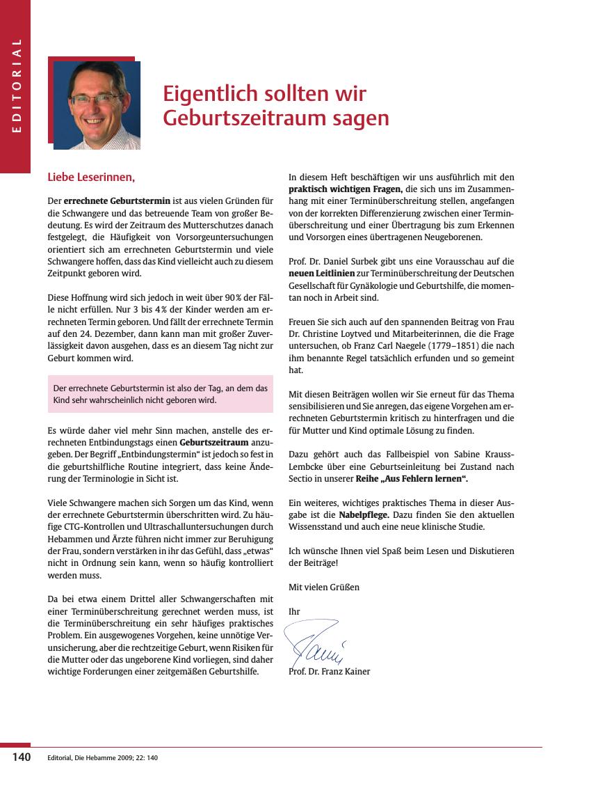Vorschauseite 1: Eigentlich sollten wir Geburtszeitraum sagen
