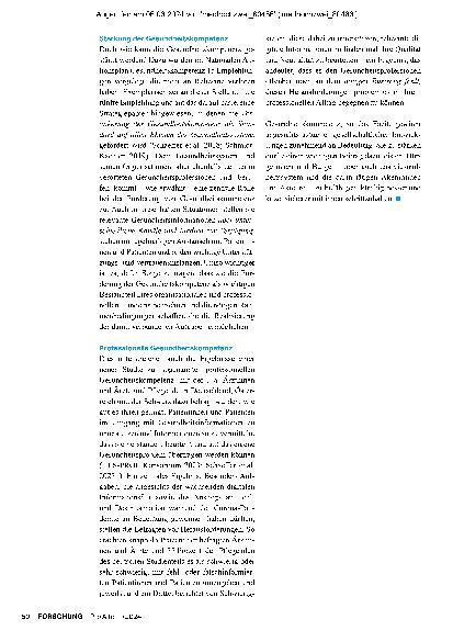 Vorschauseite 3: Gesundheitskompetenz in Krisenzeiten