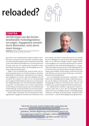 Vorschauseite 2: Zivildienst reloaded?