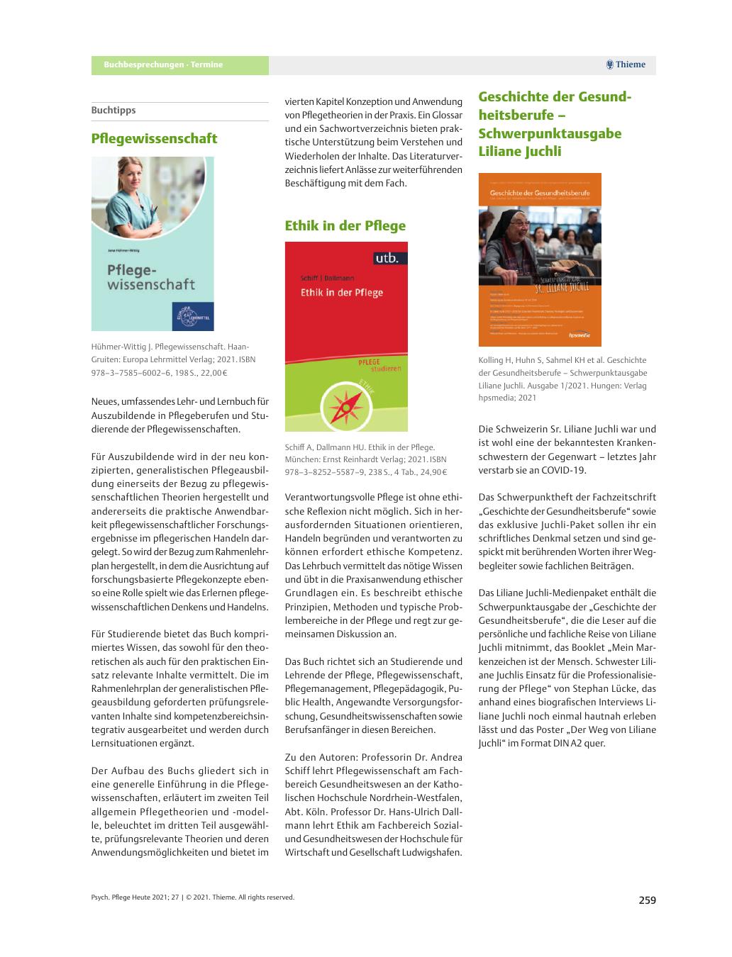Vorschauseite 1: Buchtipps