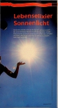 Vorschauseite 1: Lebenselixier Sonnenlicht