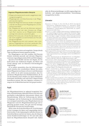 Vorschauseite 3: Pflegedokumentation unter Zeitdruck Herausforderungen, Risiken und digitale Chancen