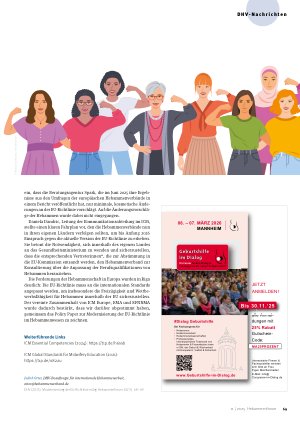 Vorschauseite 2: Modernisierung der EU-Richtlinie nötig