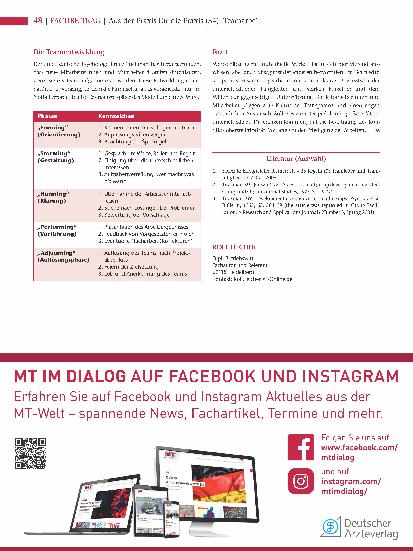 Vorschauseite 3: Aus der Praxis für die Praxis (34): Teamarbeit Zusammen geht s besser