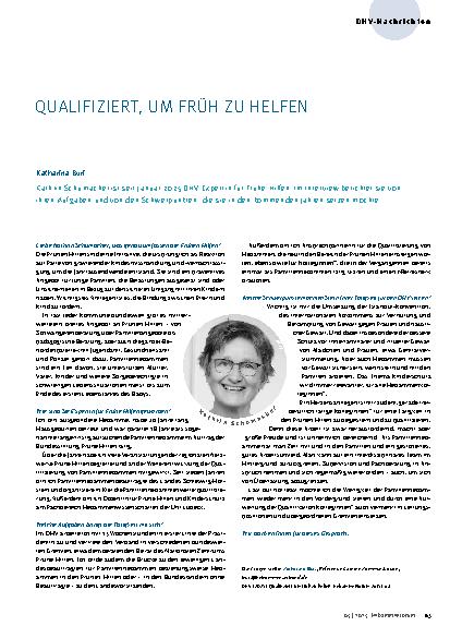Vorschauseite 1: Qualifiziert, um früh zu helfen