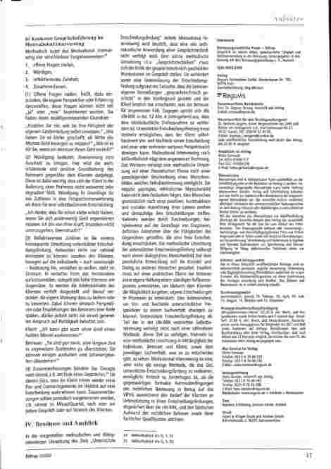 Vorschauseite 5: Motivational Interviewing als Methode unterstützter Entscheidung in der rechtlichen Betreuung