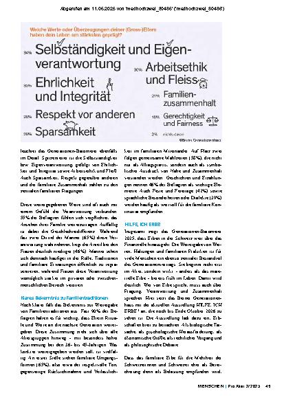 Vorschauseite 3: Das Band, das die Generationen verbindet