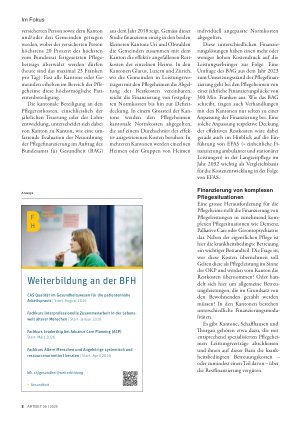 Vorschauseite 3: Die Entwicklung der Branchen erfordert eine gute Zusammenarbeit mit den Kantonen