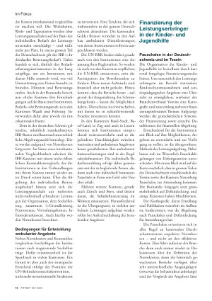 Vorschauseite 5: Die Entwicklung der Branchen erfordert eine gute Zusammenarbeit mit den Kantonen