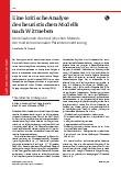 Vorschauseite 1: Eine kritische Analyse des heuristischen Modells nach Wittneben