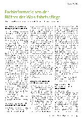 Vorschauseite 1: Fachinformationen der Blätter der Wohlfahrtspflege