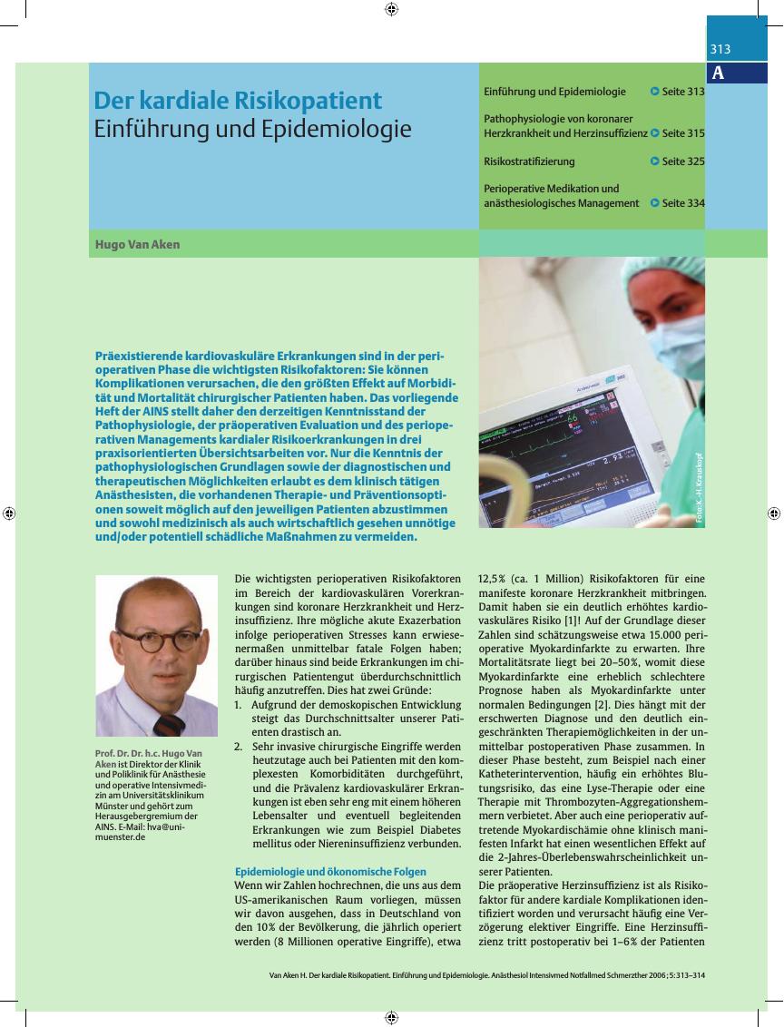 Vorschauseite 1: Einführung und Epidemiologie