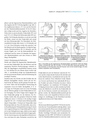 Vorschauseite 3: Die neue EN 17430: Überprüfung von Händedesinfektionsmitteln auf Virus-Wirksamkeit an der kontaminierten Hand