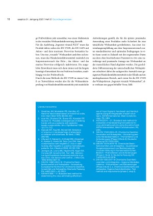 Vorschauseite 4: Die neue EN 17430: Überprüfung von Händedesinfektionsmitteln auf Virus-Wirksamkeit an der kontaminierten Hand