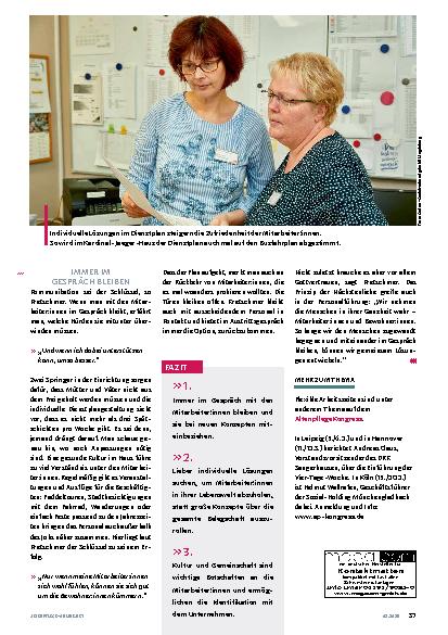 Vorschauseite 4: Arbeitszeit trifft Busfahrzeit