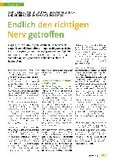 Vorschauseite 1: Endlich den richtigen Nerv getroffen.