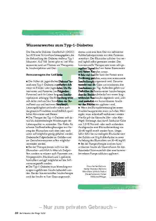 Vorschauseite 5: PFLEGERELEVANTE LEITLINIEN IM ÜBERBLICK