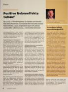 Vorschauseite 1: Positive Nebeneffekte zuhauf