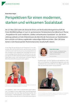 Vorschauseite 1: Perspektiven für einen modernen, starken und wirksamen Sozialstaat
