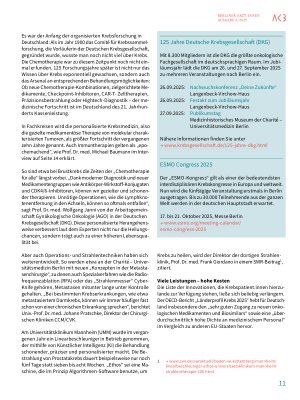 Vorschauseite 2: Krebsmedizin in Deutschland – Personalisiert und zielgerichtet