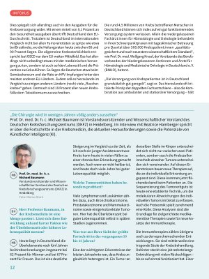 Vorschauseite 3: Krebsmedizin in Deutschland – Personalisiert und zielgerichtet