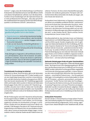 Vorschauseite 5: Krebsmedizin in Deutschland – Personalisiert und zielgerichtet