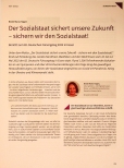 Vorschauseite 1: Der Sozialstaat sichert unsere Zukunft - sichern wir den Sozialstaat.
