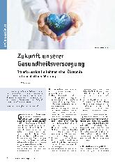 Vorschauseite 1: Zukunft unserer Gesundheitsversorgung: Transformation im Rahmen einer Ökonomie mit nachhaltiger Wirkung