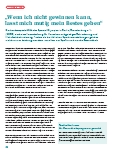 Vorschauseite 1: "Wenn ich nicht gewinnen kann, lasst mich mutig mein Bestes geben."