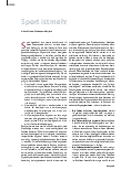 Vorschauseite 1: Sport ist mehr.