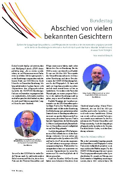 Vorschauseite 1: Abschied von vielen bekannten Gesichtern