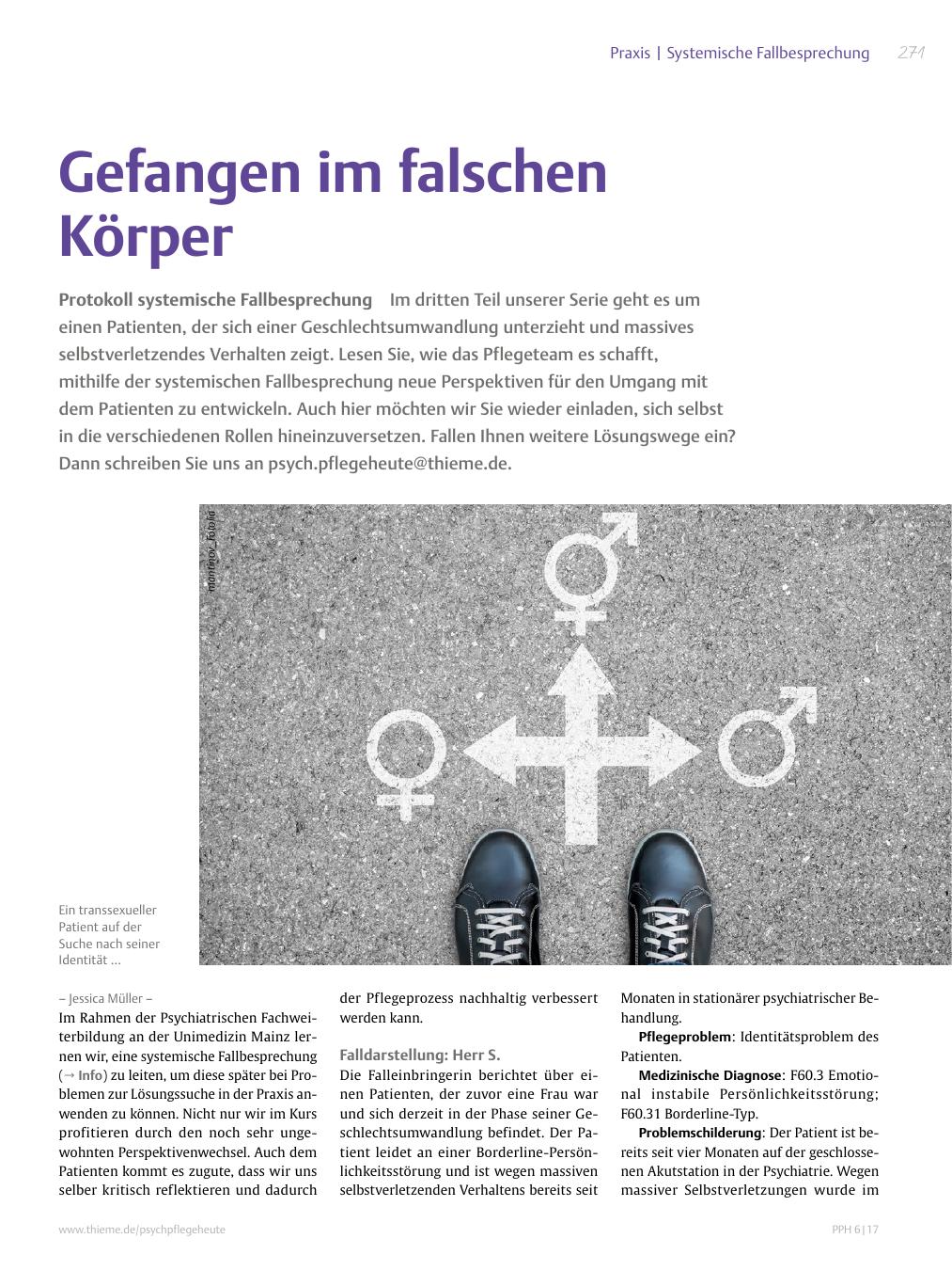 Vorschauseite 1: Gefangen im falschen Körper