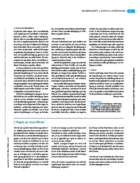 Vorschauseite 2: Let s talk about – Sexuelle Belästigung im Praktikum