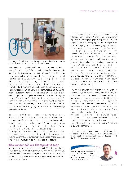 Vorschauseite 4: Physiotherapie im Wandel: Wie kann Technik helfen?