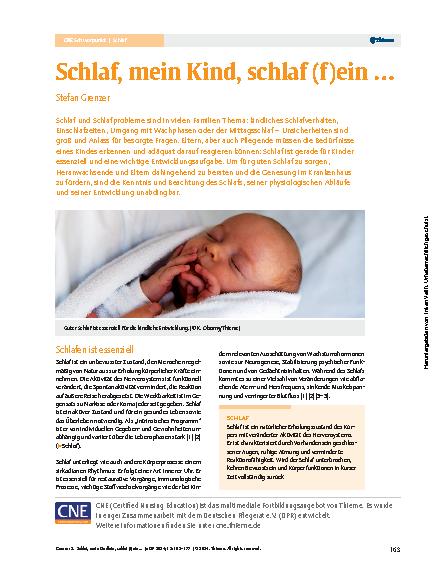 Vorschauseite 1: Schlaf, mein Kind, schlaf ein ...