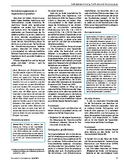 Vorschauseite 6: Korrekt: Selbstbestimmung, Teilhabe und Partizipation im Alltag von Menschen mit hohem Unterstützungsbedarf