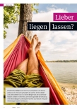 Vorschauseite 1: Lieber liegen lassen ?