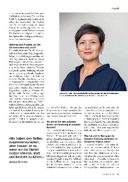 Vorschauseite 2: «Gesellschaftliches Engagement braucht Anerkennung.»