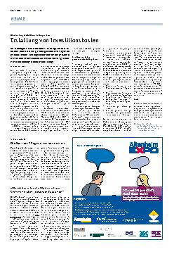 Vorschauseite 1: Erstattung von Investitionskosten