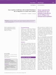 Vorschauseite 1: Akute respiratorische Insuffizienz bei akzidentellem Infusothorax durch Fehllage eines zentralvenösen Katheters