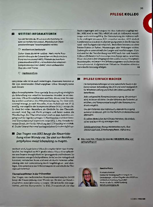 Vorschauseite 4: Kompressionstherapie - wann nehme ich was?