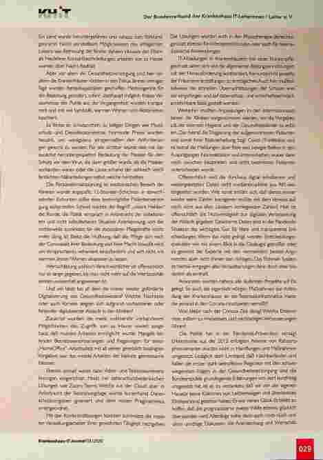 Vorschauseite 2: Medical Device Regulation (MDR) geht die Krankenhaus-IT sehr viel an.