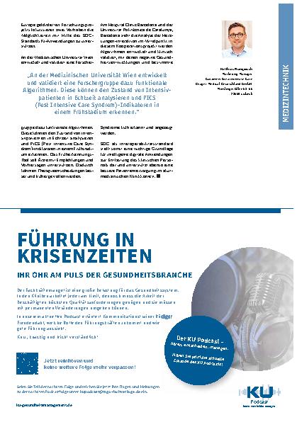 Vorschauseite 3: Digitale Delirprävention: Gerade nicht da und doch ganz nah