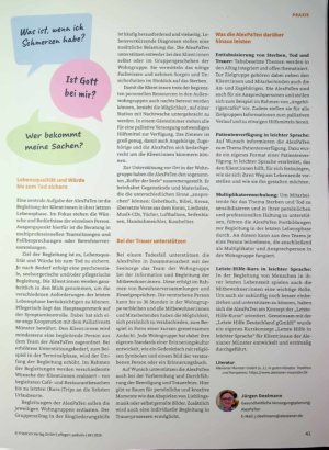 Vorschauseite 2: Würde, Nähe, Sinn - bis zuletzt Hospizliche Begleitung in der Eingliederungshilfe: das Alexianer-Palliativ-Team