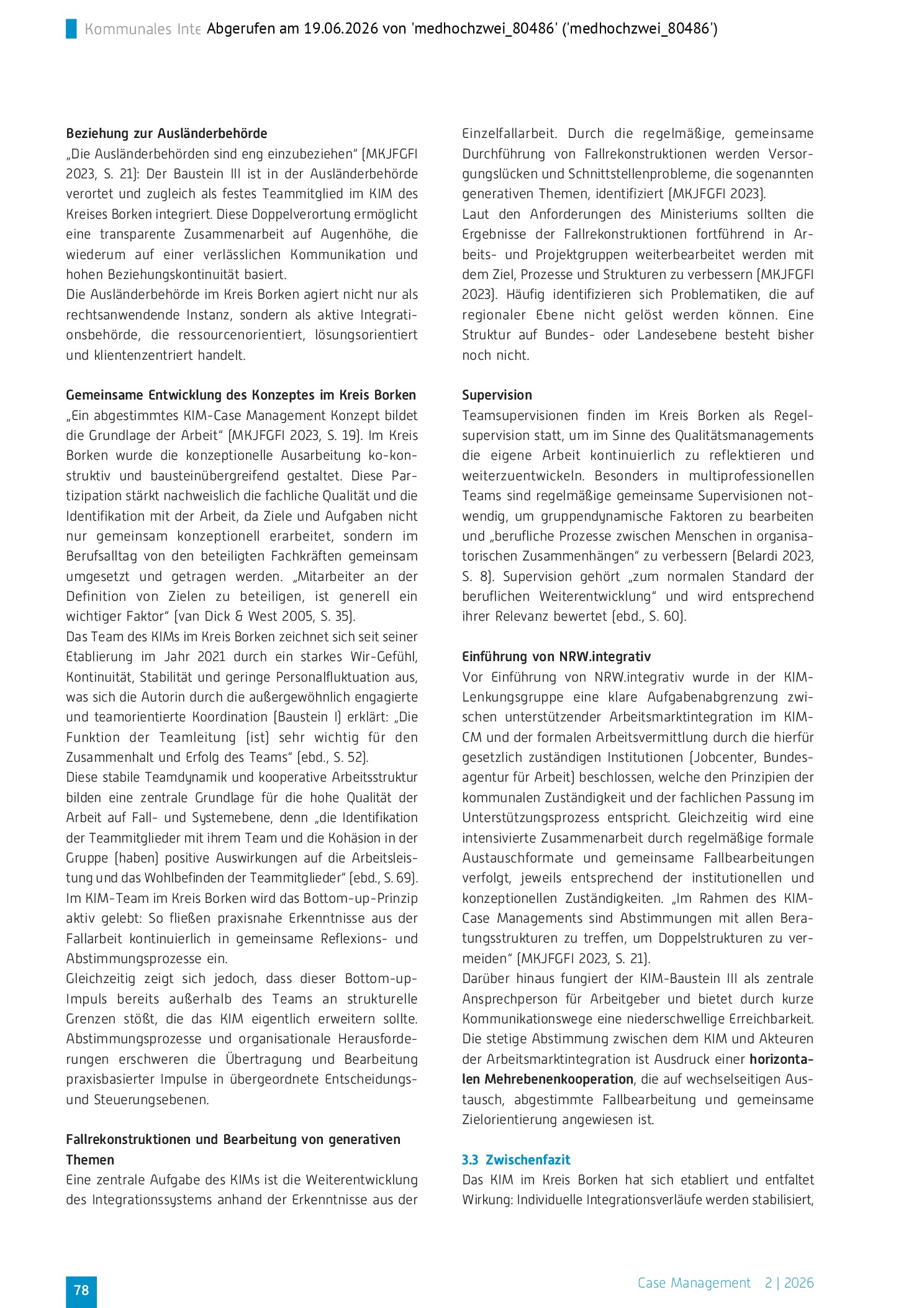 Vorschauseite 4: Kommunales Integrationsmanagement (KIM NRW) in Borken und Duisburg: Ein Vergleich zwischen Stadt und Land